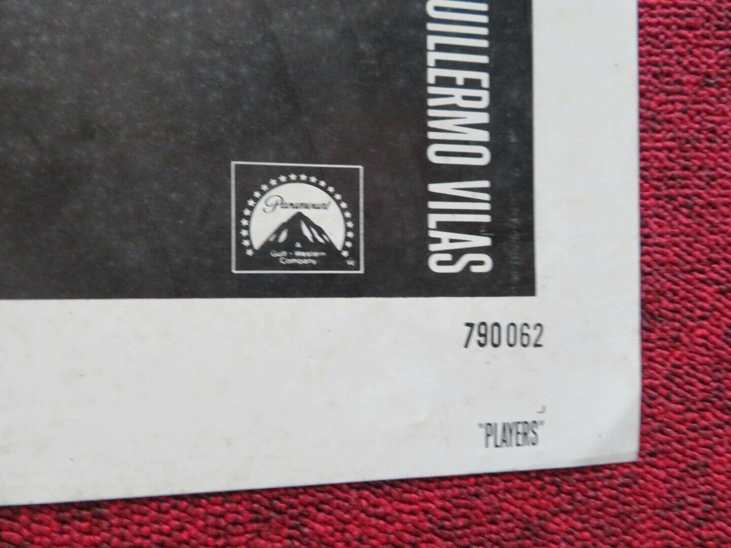 PLAYERS FOLDED US ONE SHEET POSTER ALI MACGRAW DEAN PAUL MARTIN 1979 Movie posters