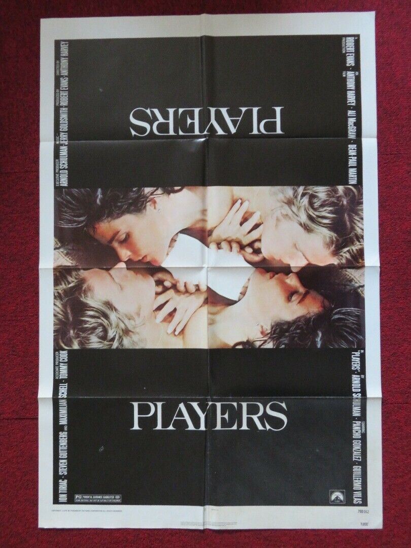 PLAYERS FOLDED US ONE SHEET POSTER ALI MACGRAW DEAN PAUL MARTIN 1979 Movie posters