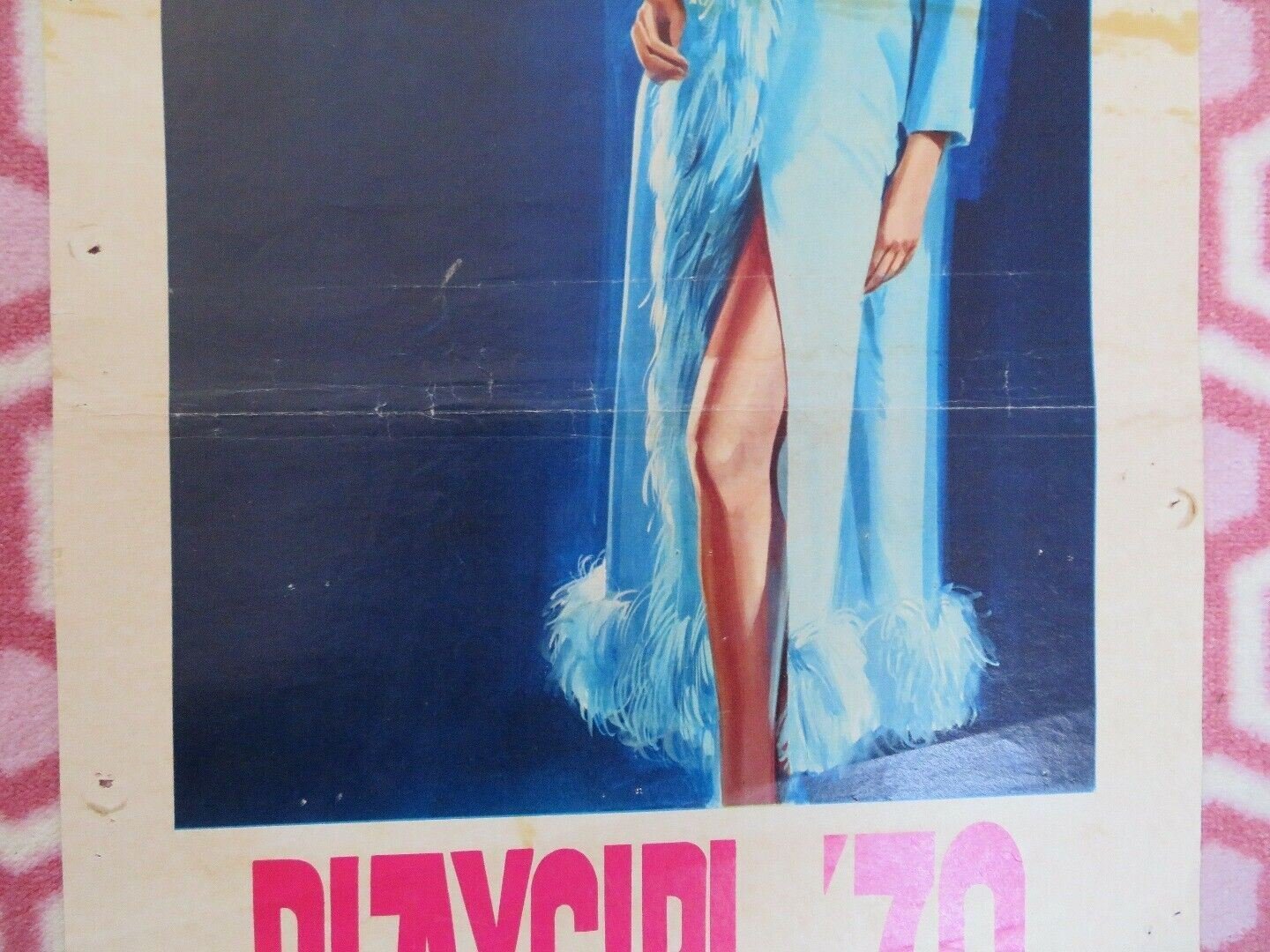 PLAYGIRL '70 ITALIAN LOCANDINA (27" x 13") POSTER IRA FURSTENBERG 1969 - Rendezvous Cinema