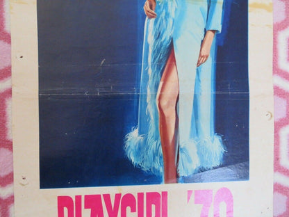 PLAYGIRL '70 ITALIAN LOCANDINA (27" x 13") POSTER IRA FURSTENBERG 1969 - Rendezvous Cinema