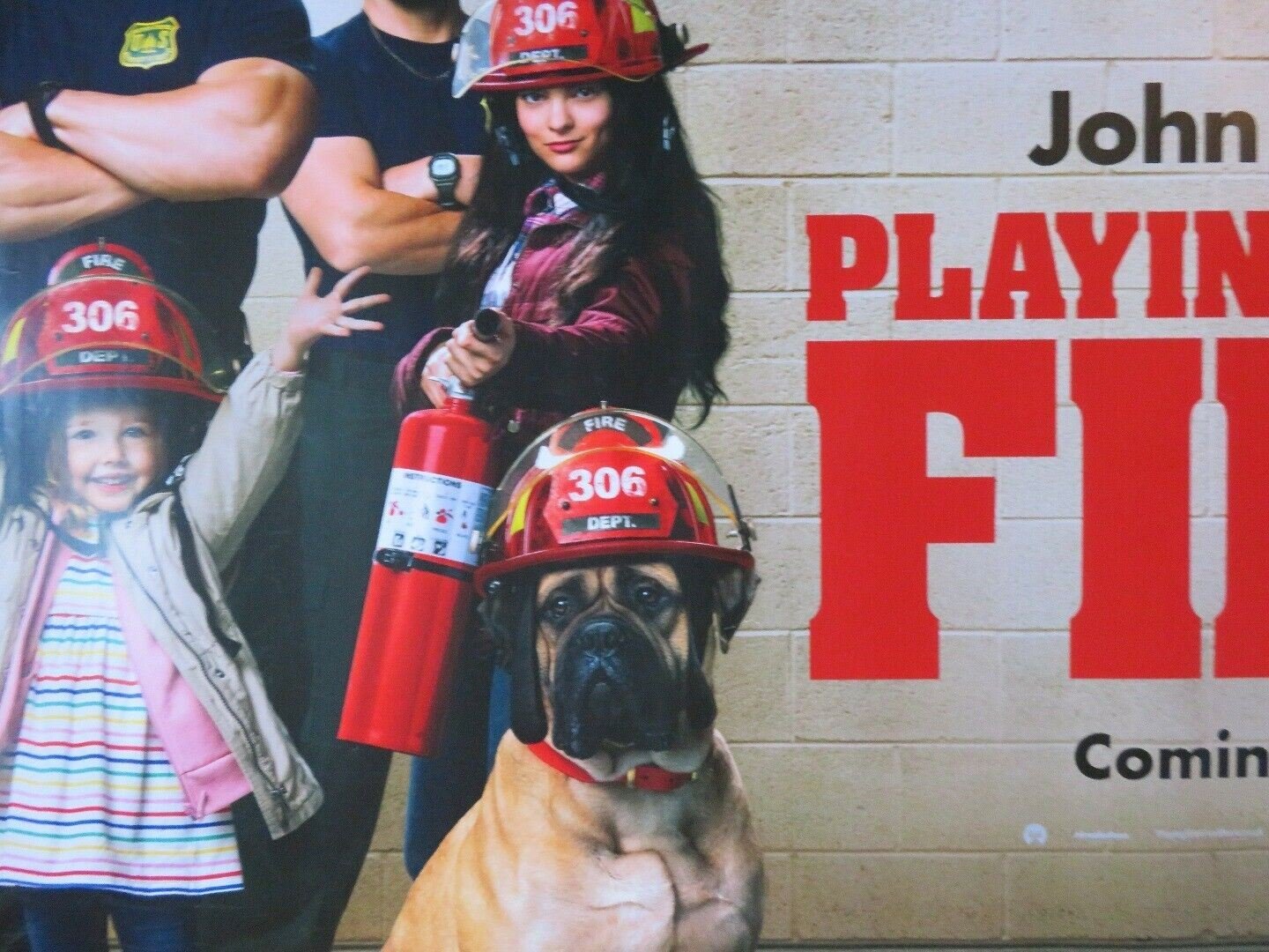 PLAYING WITH FIRE QUAD (30"x 40") ROLLED POSTER TEASER JOHN CENA 2019 Movie posters
