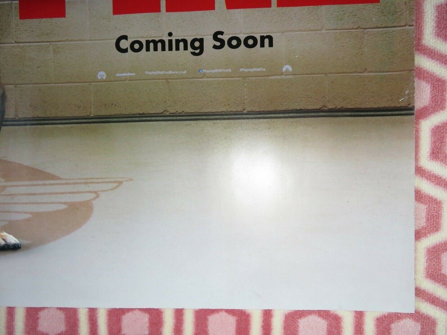 PLAYING WITH FIRE QUAD (30"x 40") ROLLED POSTER TEASER JOHN CENA 2019 Movie posters