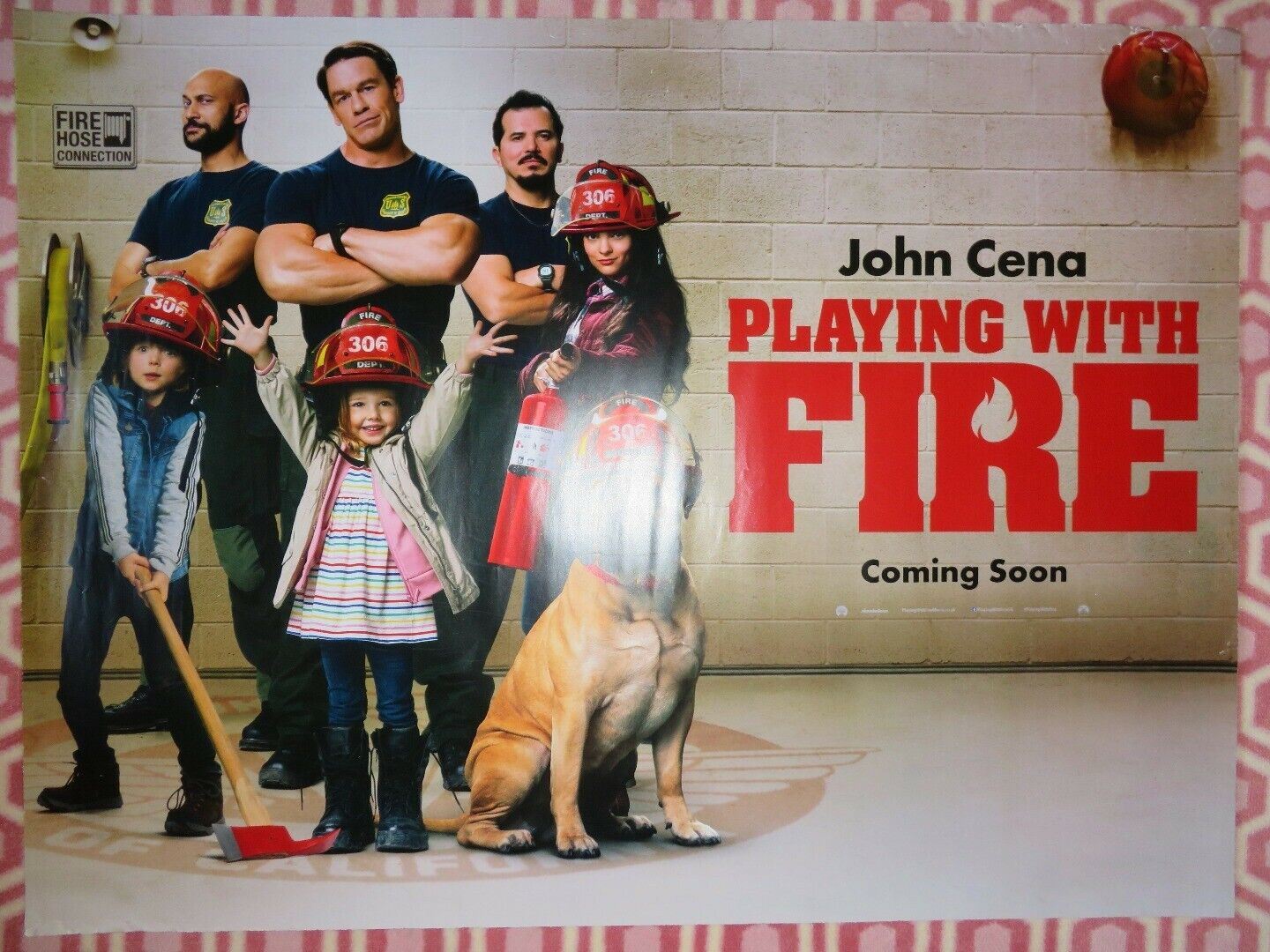 PLAYING WITH FIRE QUAD (30"x 40") ROLLED POSTER TEASER JOHN CENA 2019 Movie posters