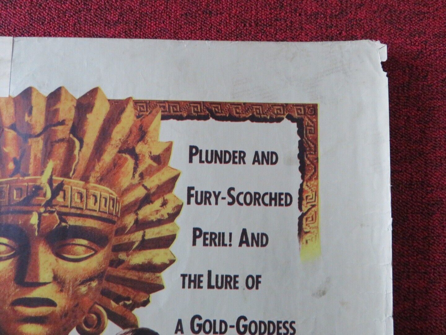 PLUNDER OF THE SUN US HALF SHEET (22"x 28") POSTER GLENN FORD DIANA LYNN 1953 Movie posters