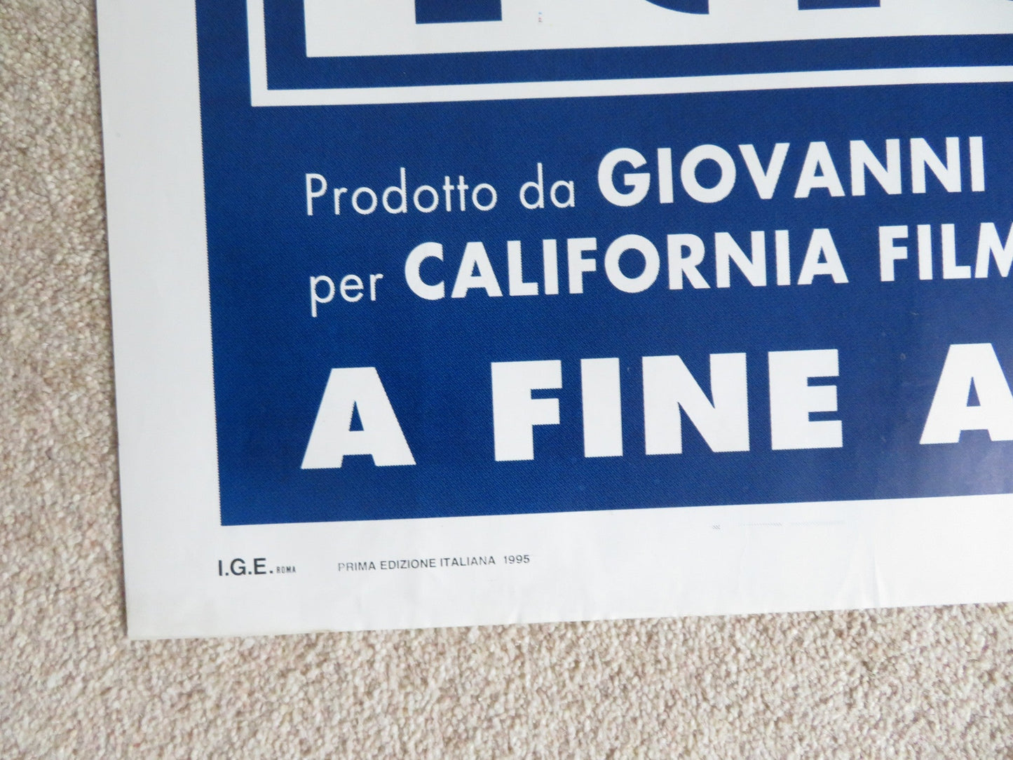 P.O BOX TINTO BRASS ITALIAN 2 FOGLIO POSTER TINTO BRASS CINZIA ROCCAFORTE 1995 Rendezvous Cinema Movie posters