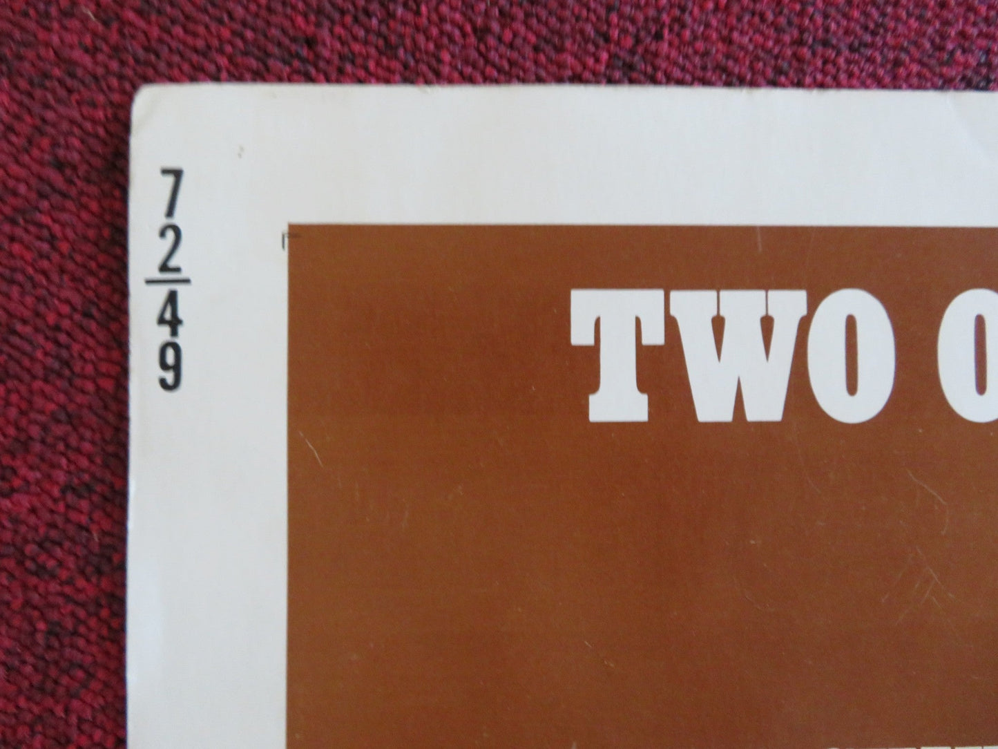 POCKET MONEY US HALF SHEET (22"x 28") POSTER PAUL NEWMAN LEE MARVIN 1972 Rendezvous Cinema Movie posters