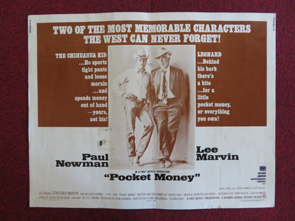 POCKET MONEY US HALF SHEET (22"x 28") POSTER PAUL NEWMAN LEE MARVIN 1972 Rendezvous Cinema Movie posters