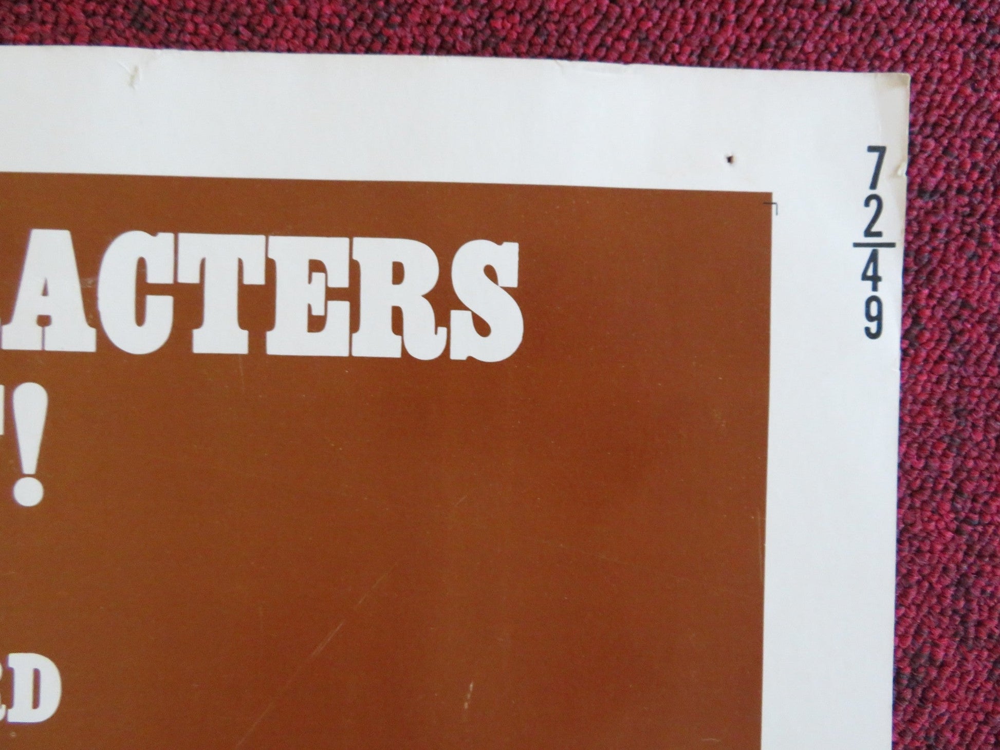 POCKET MONEY US HALF SHEET (22"x 28") POSTER PAUL NEWMAN LEE MARVIN 1972 Rendezvous Cinema Movie posters