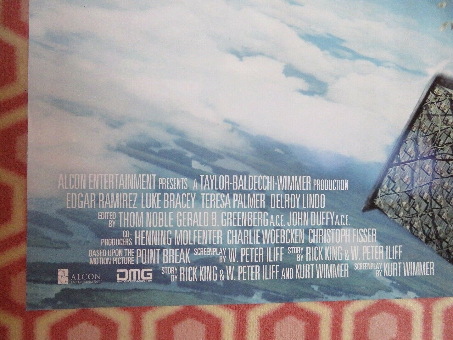 POINT BREAK QUAD (30"x 40") ROLLED POSTER RAY WINSTON 2015 RAY WINSTONE Movie posters