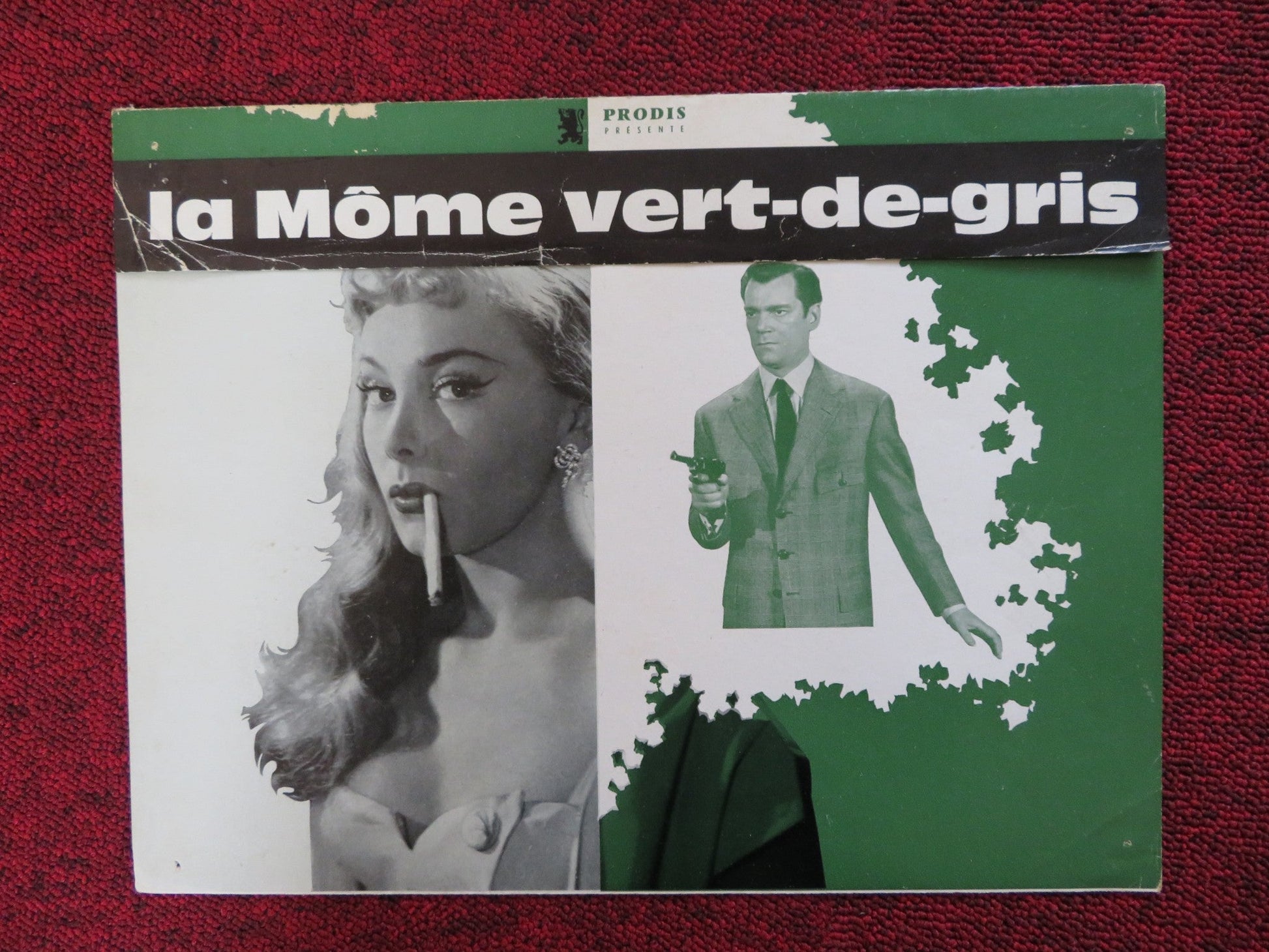 POISON IVY FRENCH BROCHURE EDDIE CONSTANTINE DOMINIQUE WILMS 1953 Rendezvous Cinema Movie posters