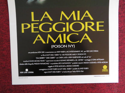 POISON IVY ITALIAN LOCANDINA POSTER DREW BARRYMORE TOM SKERRITT 1992 Rendezvous Cinema Movie posters