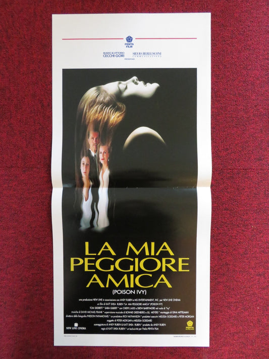 POISON IVY ITALIAN LOCANDINA POSTER DREW BARRYMORE TOM SKERRITT 1992 Rendezvous Cinema Movie posters