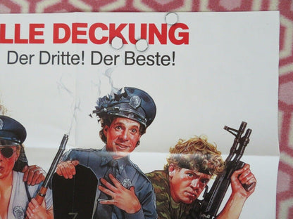 POLICE ACADEMY 3 - BACK IN TRAINING GERMAN A1 (33"x 23") POSTER STEVE GUTTENBERG Movie posters