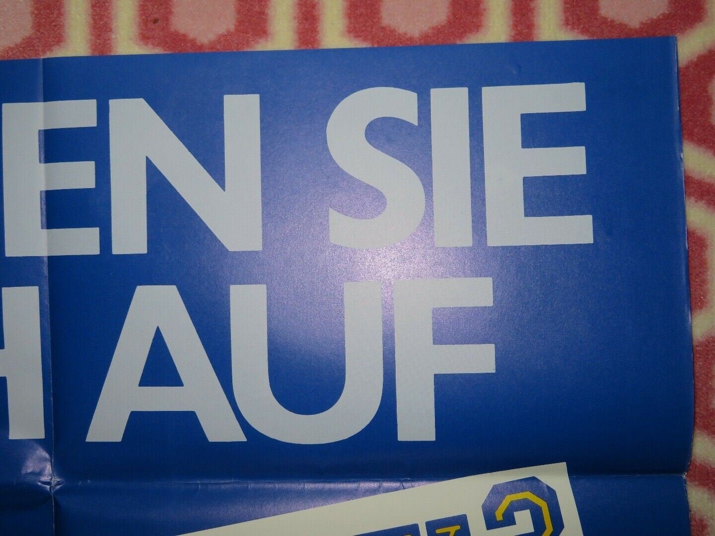 POLICE ACADEMY 3 TEASER GERMAN A1 (33"x 23") POSTER STEVE GUTTENBERG 1986 Movie posters