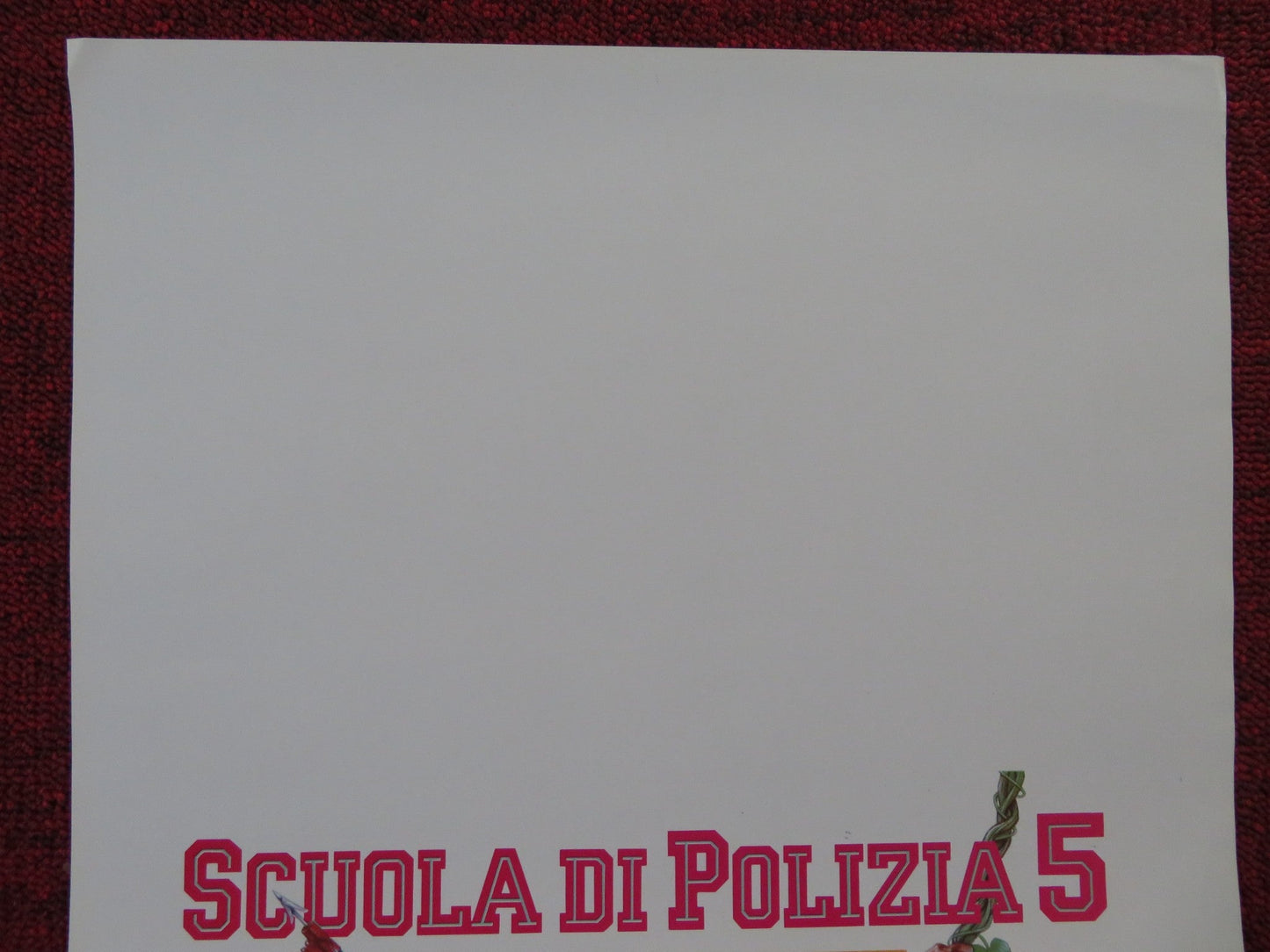 POLICE ACADEMY 5: ASSIGNMENT: MIAMI BEACH ITALIAN LOCANDINA POSTER 1988 Rendezvous Cinema Movie posters