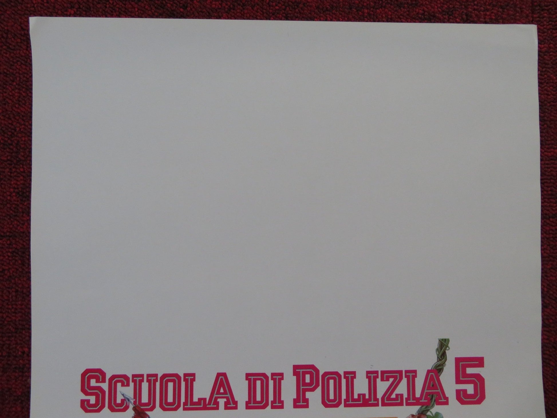 POLICE ACADEMY 5: ASSIGNMENT: MIAMI BEACH ITALIAN LOCANDINA POSTER 1988 Rendezvous Cinema Movie posters