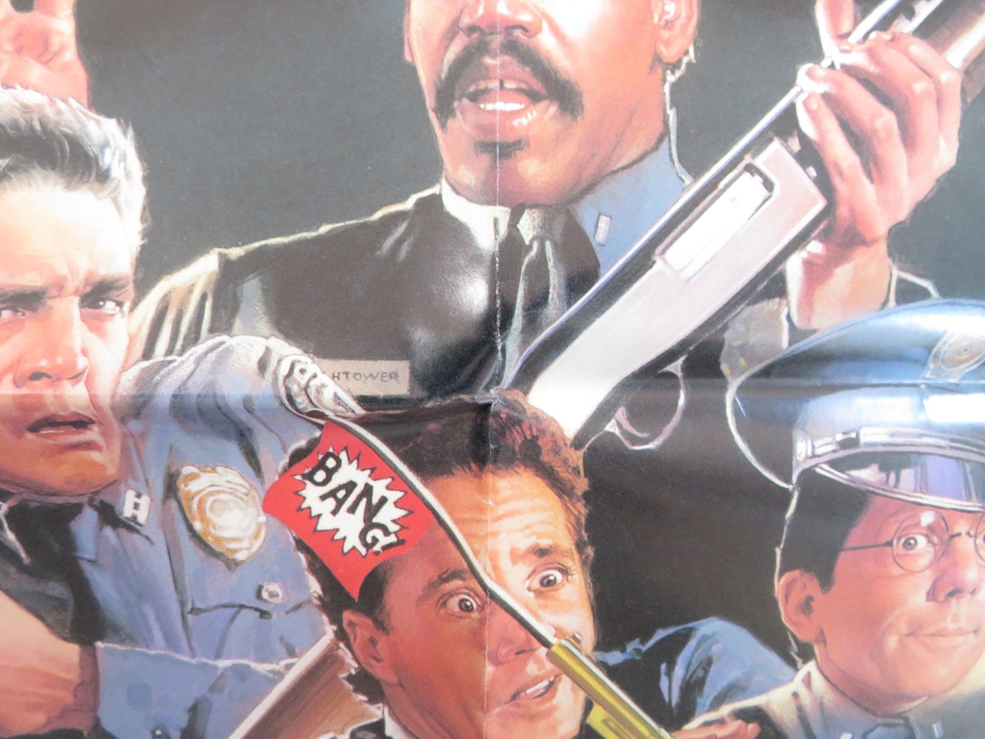 POLICE ACADEMY 6: CITY UNDER SIEGE FOLDED US ONE SHEET POSTER BUBBA SMITH 1989 Rendezvous Cinema Movie posters