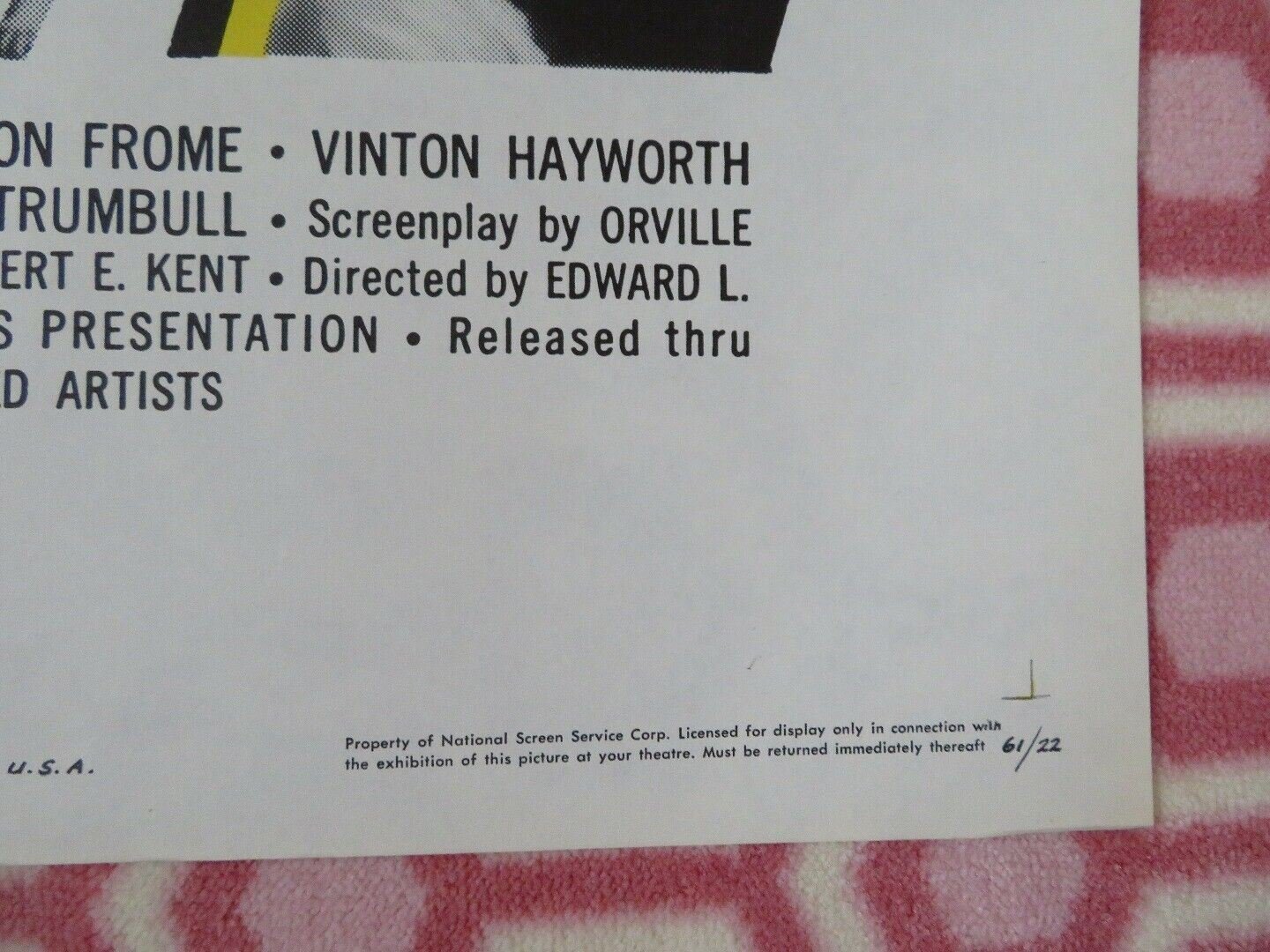 POLICE DOG STORY US ONE SHEET (27 x 41) POSTER JAMES BROWN MERRY ANDERS 1961 Movie posters