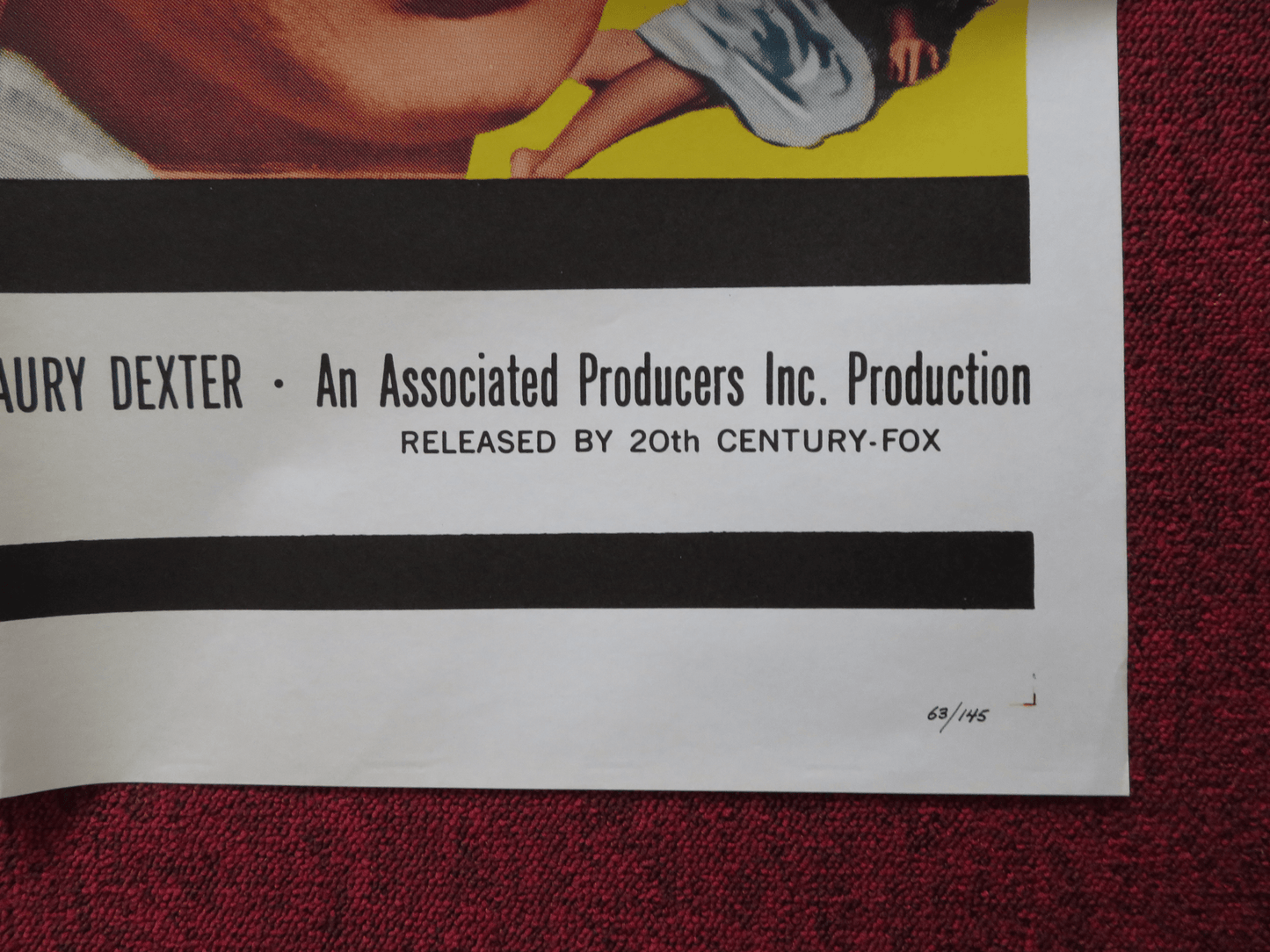 POLICE NURSE FOLDED US ONE SHEET POSTER KEN SCOTT MERRY ANDERS 1963 Rendezvous Cinema Movie posters