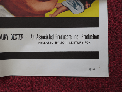 POLICE NURSE FOLDED US ONE SHEET POSTER KEN SCOTT MERRY ANDERS 1963 Rendezvous Cinema Movie posters