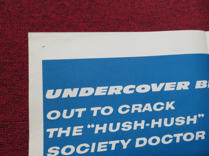 POLICE NURSE FOLDED US ONE SHEET POSTER KEN SCOTT MERRY ANDERS 1963 Rendezvous Cinema Movie posters