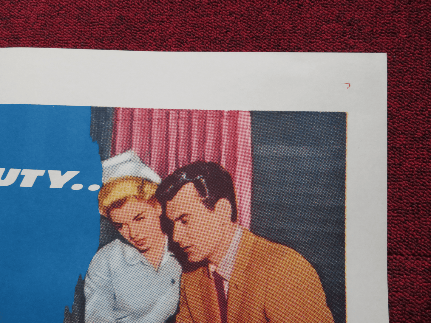 POLICE NURSE FOLDED US ONE SHEET POSTER KEN SCOTT MERRY ANDERS 1963 Rendezvous Cinema Movie posters