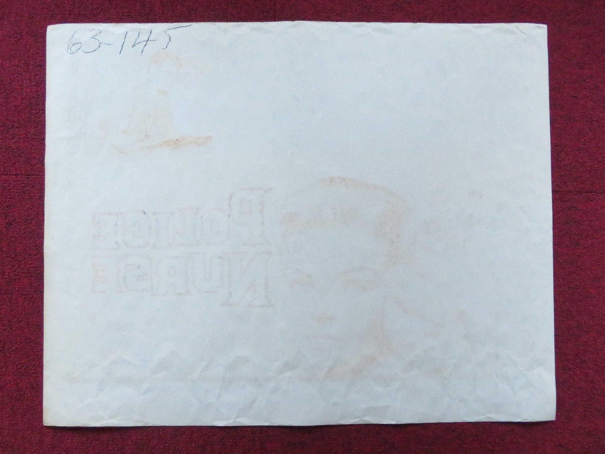 POLICE NURSE HALF SHEET (22"x 28") POSTER KEN SCOTT MERRY ANDERS 1963 Rendezvous Cinema Movie posters