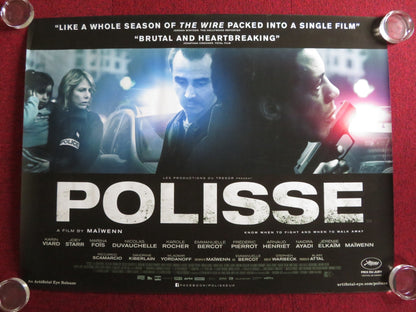 POLISSE UK QUAD (30"x 40") ROLLED POSTER KARIN VIARD JOEYSTARR 2011 Rendezvous Cinema Movie posters