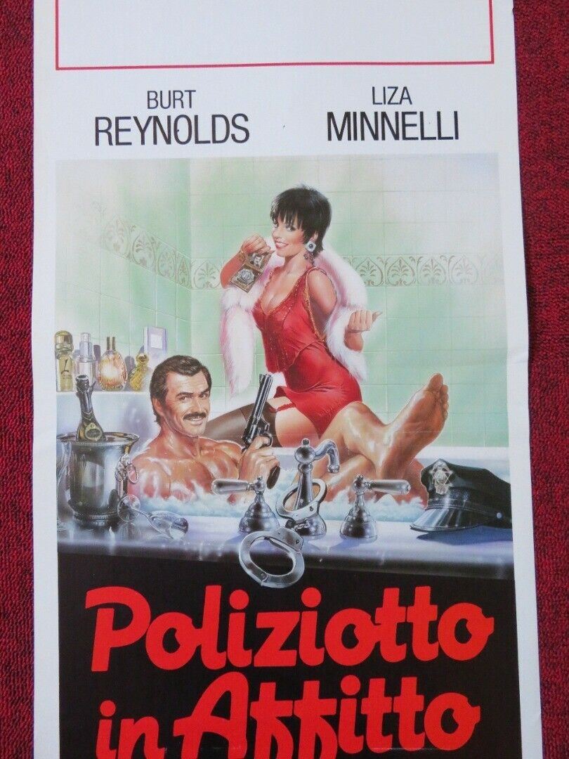 POLIZIOTTO IN AFFITTO ITALIAN LOCANDINA (27.5"x13") POSTER BURT REYNOLDS 1988 Movie posters