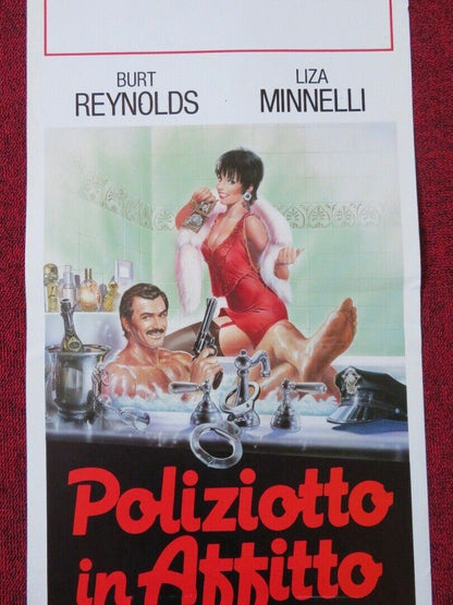 POLIZIOTTO IN AFFITTO ITALIAN LOCANDINA (27.5"x13") POSTER BURT REYNOLDS 1988 Movie posters