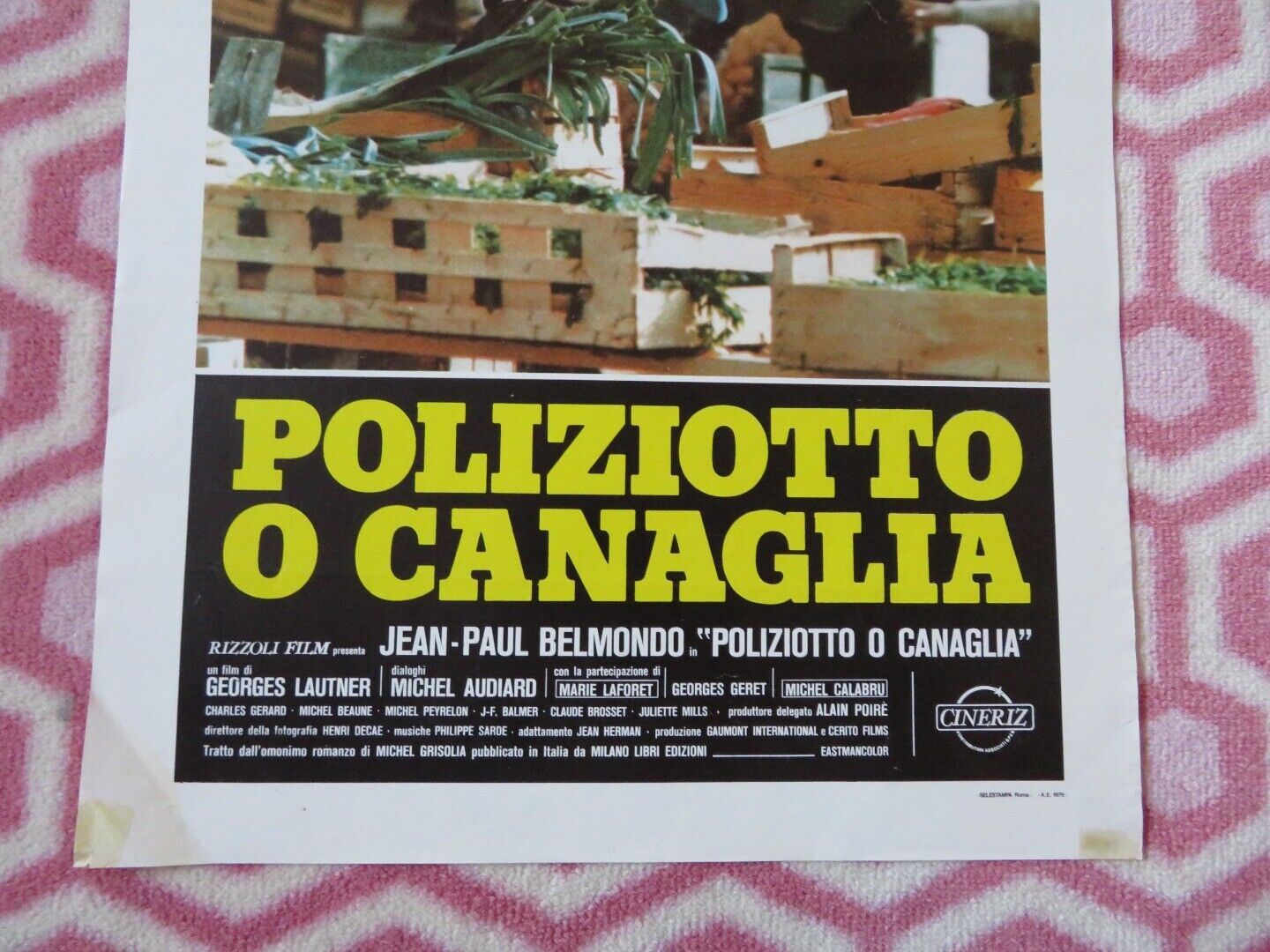 POLIZIOTTO O CANAGLIA ITALIAN LOCANDINA (27.5"x13.5") POSTER 1979 Movie posters