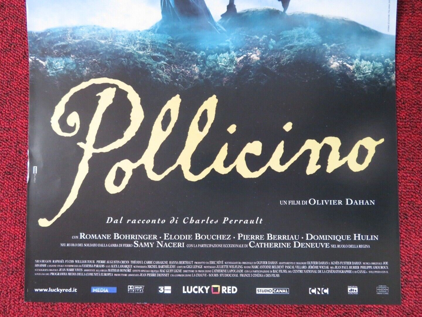 POLLICINO / Tom Thumb ITALIAN LOCANDINA (27"x12.5") POSTER OLIVIER DAHAN 2001 Movie posters