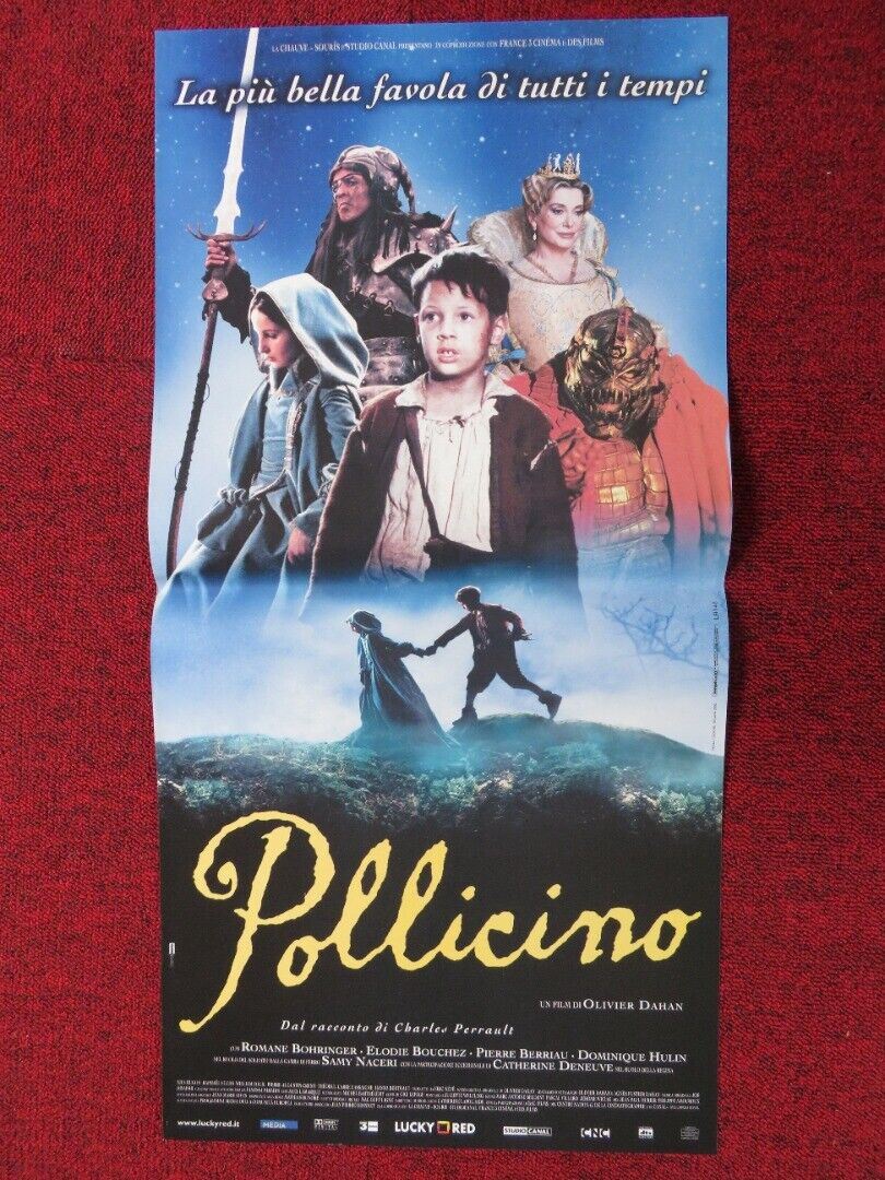 POLLICINO / Tom Thumb ITALIAN LOCANDINA (27"x12.5") POSTER OLIVIER DAHAN 2001 Movie posters
