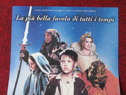 POLLICINO / Tom Thumb ITALIAN LOCANDINA (27"x12.5") POSTER OLIVIER DAHAN 2001 Movie posters