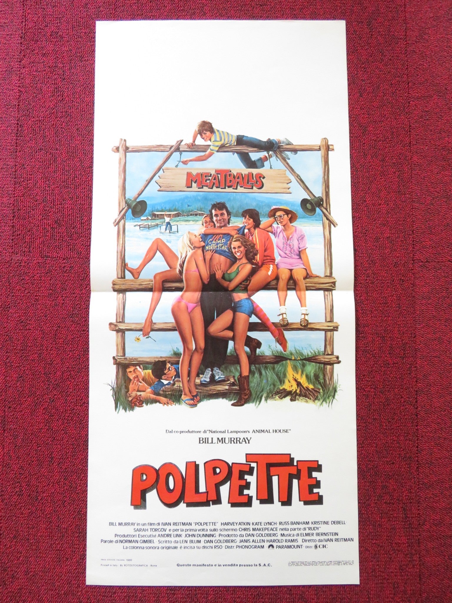 POLPETTE ITALIAN LOCANDINA POSTER BILL MURRAY HARVEY ATKIN 1979 Rendezvous Cinema Movie posters