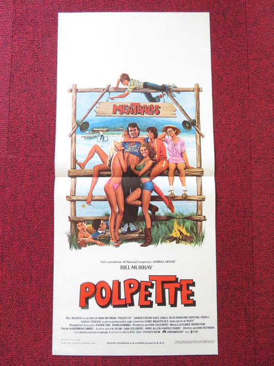 POLPETTE ITALIAN LOCANDINA POSTER BILL MURRAY HARVEY ATKIN 1979 Rendezvous Cinema Movie posters