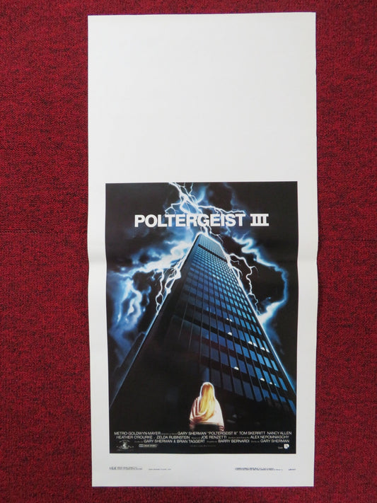 POLTERGEIST III ITALIAN LOCANDINA POSTER TOM SKERRITT NANCY ALLEN 1988 Rendezvous Cinema Movie posters