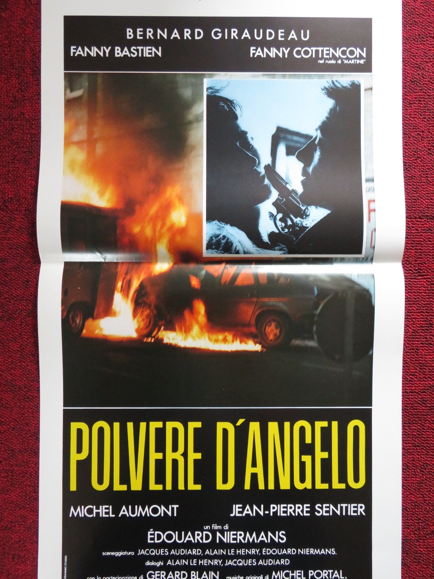 POLVERE D'ANGELO ITALIAN LOCANDINA POSTER BERNARD GIRAUDEAU FANNY BASTIEN 1988 Rendezvous Cinema Movie posters