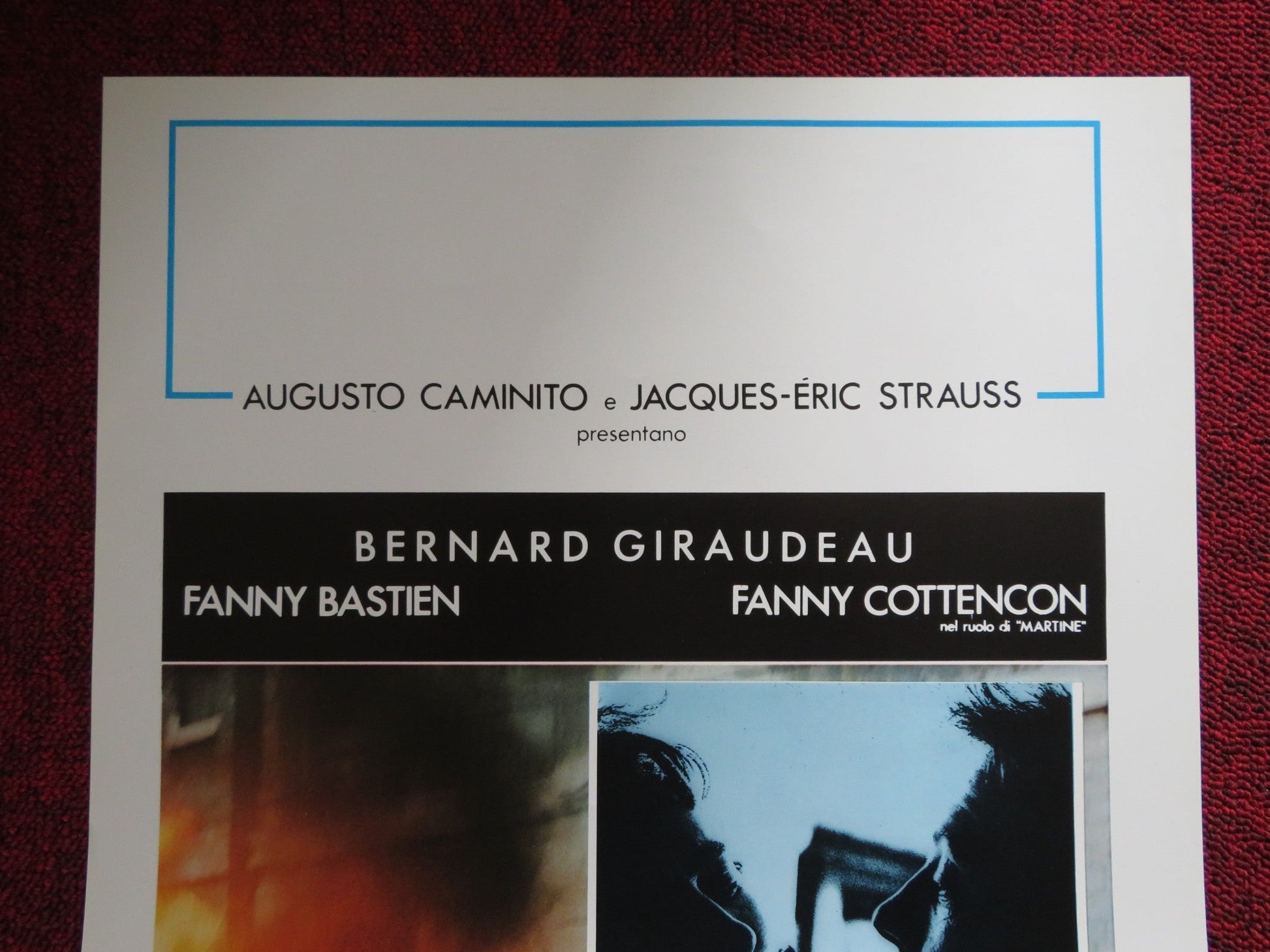 POLVERE D'ANGELO ITALIAN LOCANDINA POSTER BERNARD GIRAUDEAU FANNY BASTIEN 1988 Rendezvous Cinema Movie posters