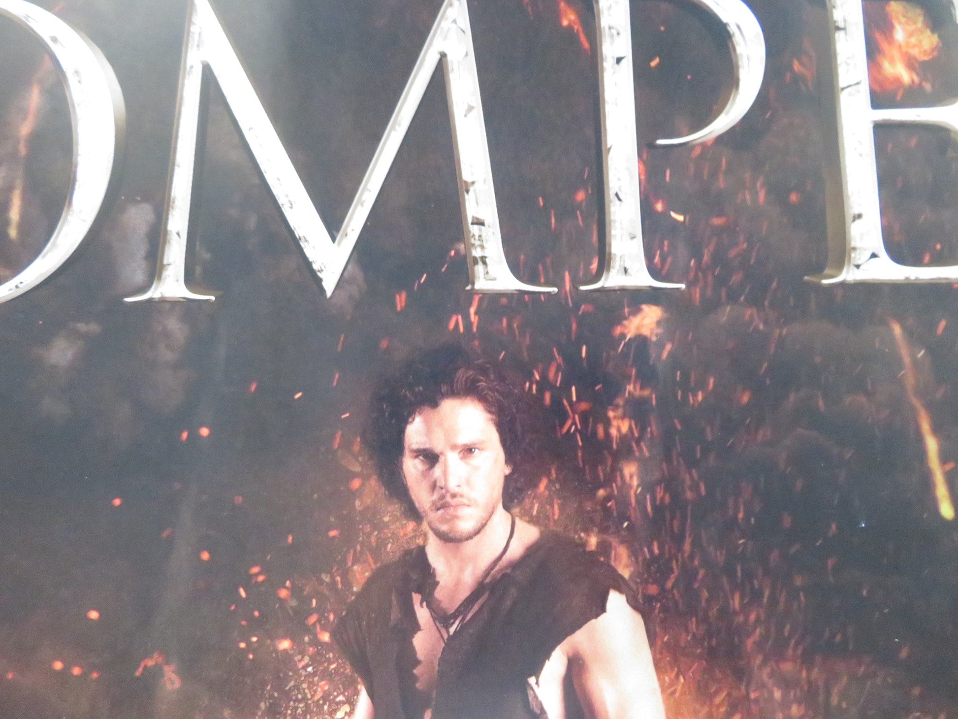 POMPEII UK QUAD (30"x 40") ROLLED POSTER KIT HARINGTON KIEFER SUTHERLAND 2014 Rendezvous Cinema Movie posters