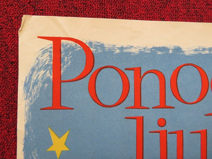 PONOCNI LJUBDAVNICI /THE LOVERS OF MIDNIGHT YUGOSLAVIAN (19"x 27.5") POSTER 1953 Movie posters