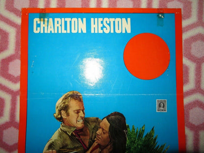 PONY EXPRESS ITALIAN LOCANDINA (27.5"x13") POSTER CHARLTON HESTON 1953 - Rendezvous Cinema