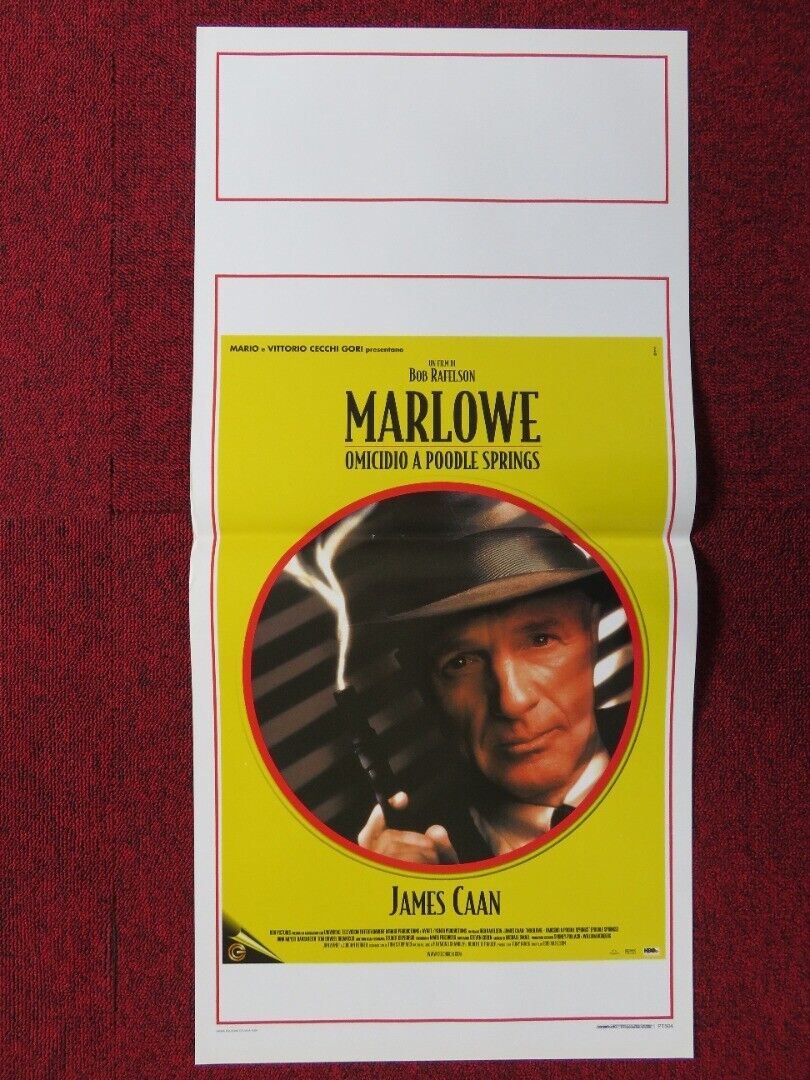 POODLE SPRINGS ITALIAN LOCANDINA (27.5"x13") POSTER JAMES CAAN DINA MAYA 2000 Movie posters