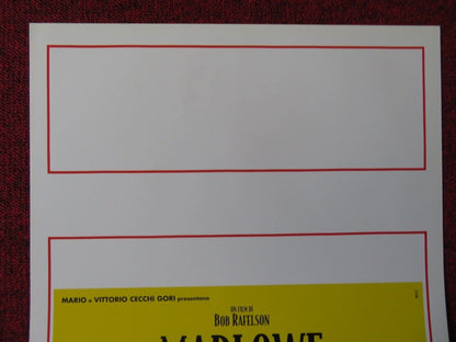 POODLE SPRINGS ITALIAN LOCANDINA (27.5"x13") POSTER JAMES CAAN DINA MAYA 2000 Movie posters