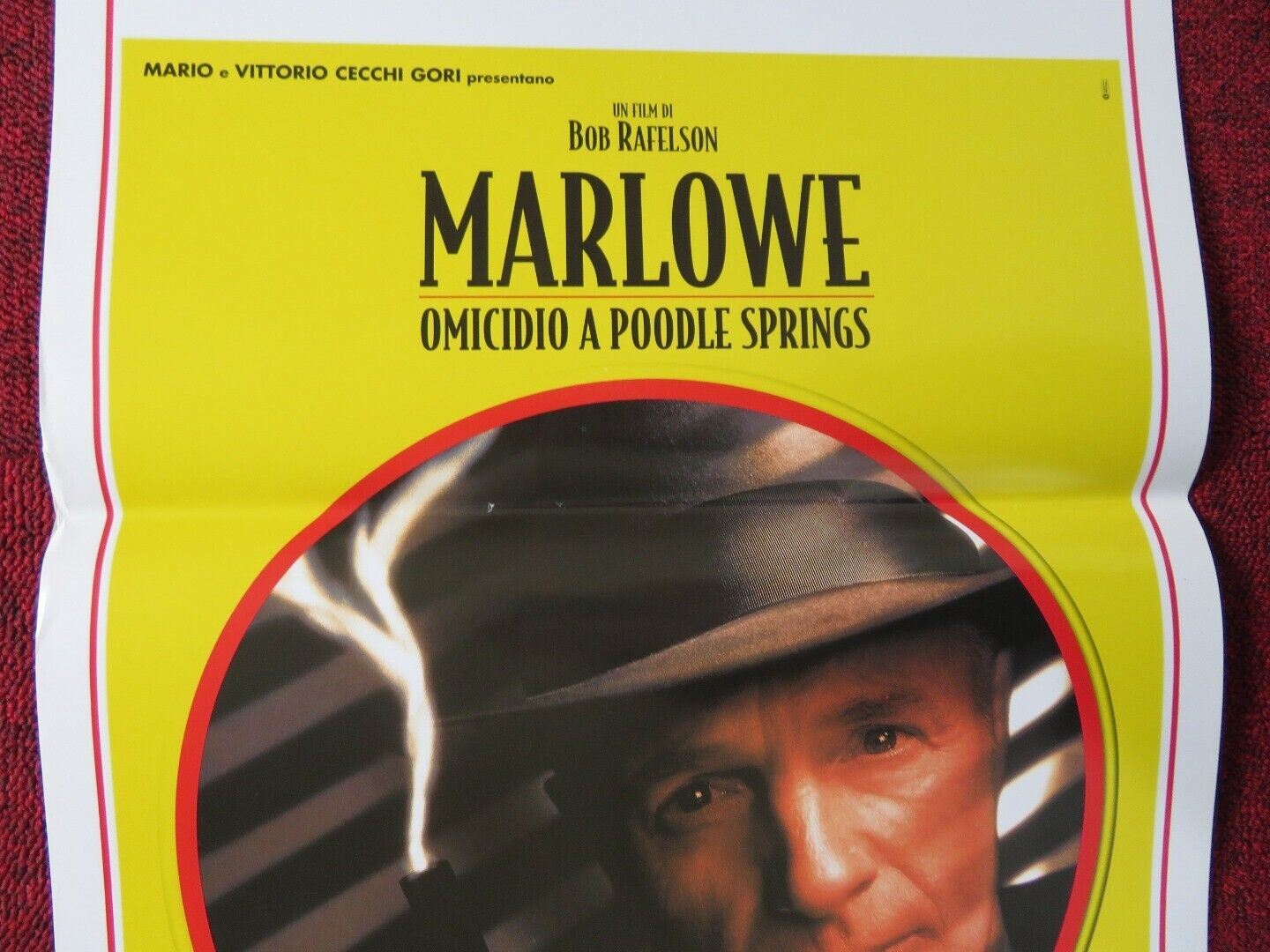 POODLE SPRINGS ITALIAN LOCANDINA (27.5"x13") POSTER JAMES CAAN DINA MAYA 2000 Movie posters