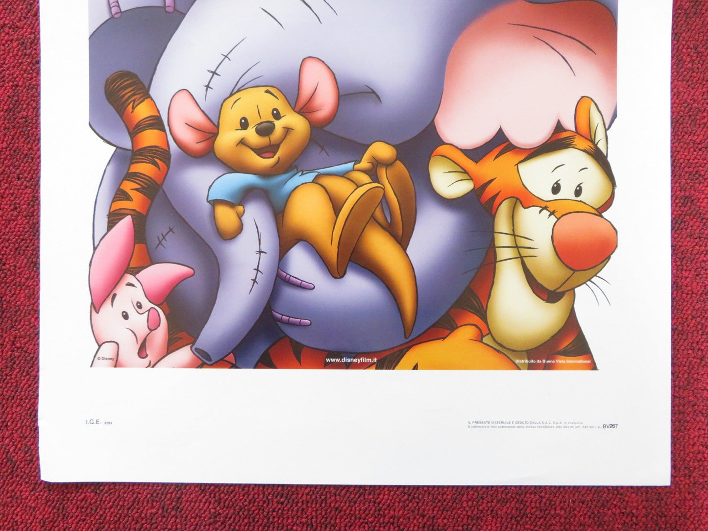 POOH'S HEFFALUMP MOVIE ITALIAN LOCANDINA POSTER DISNEY JIM CUMMINGS 2005 Rendezvous Cinema Movie posters