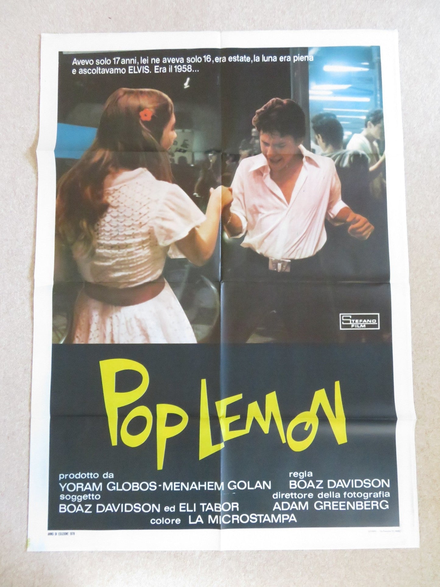 POP LEMON / LEMON POPSICLE 2 ITALIAN 2 FOGLIO POSTER YFTACH KATZUR A.ATZMON 1978 Rendezvous Cinema Movie posters
