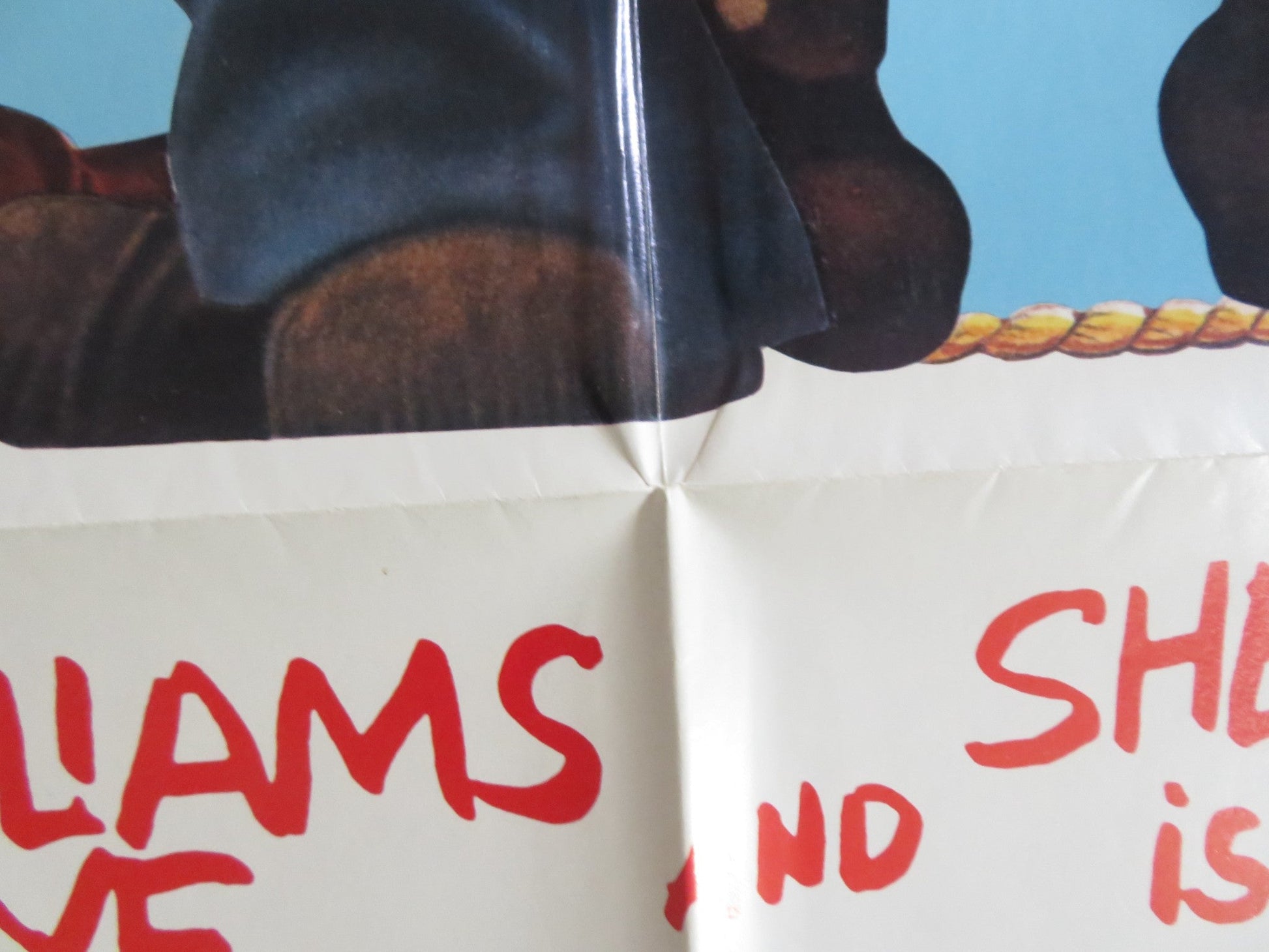 POPEYE FOLDED US ONE SHEET POSTER ROBIN WILLIAMS SHELLEY DUVALL 1980 Rendezvous Cinema Movie posters