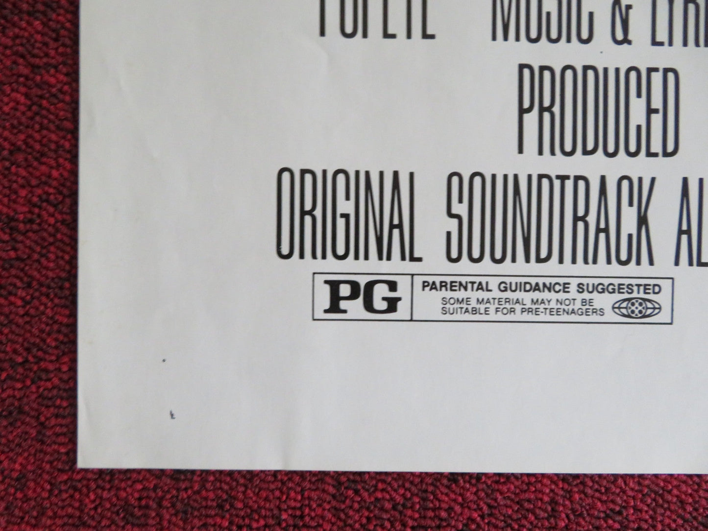 POPEYE FOLDED US ONE SHEET POSTER ROBIN WILLIAMS SHELLEY DUVALL 1980 Rendezvous Cinema Movie posters