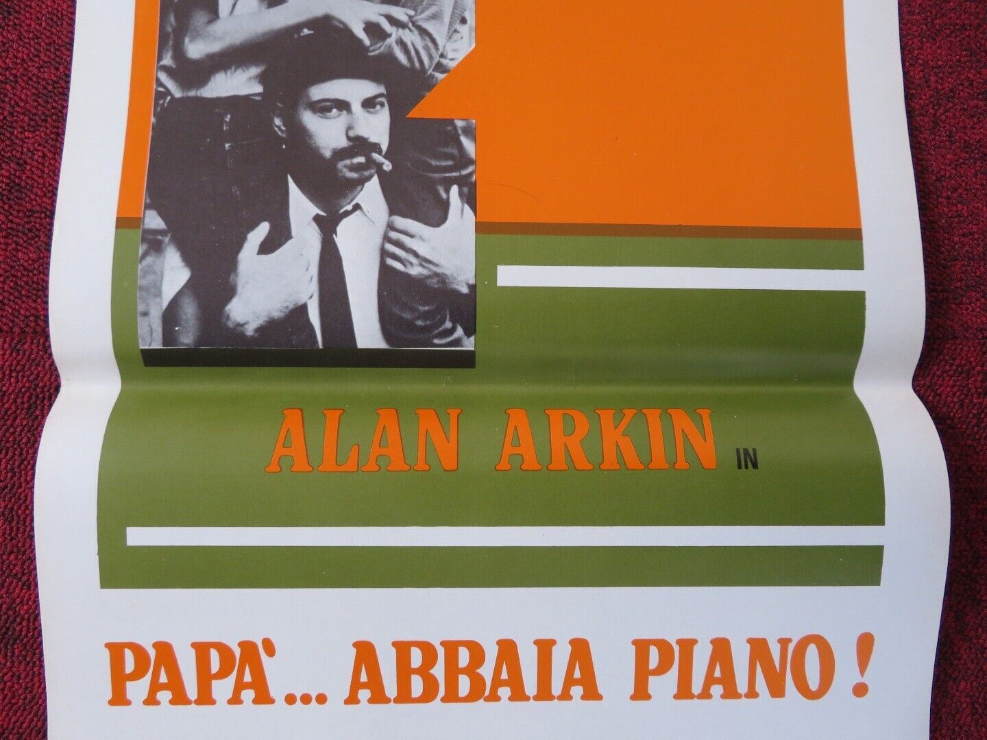 POPI ITALIAN LOCANDINA (27.5"x13") POSTER ALAN ARKIN RITA MERENO MIGUEL 1969 Movie posters